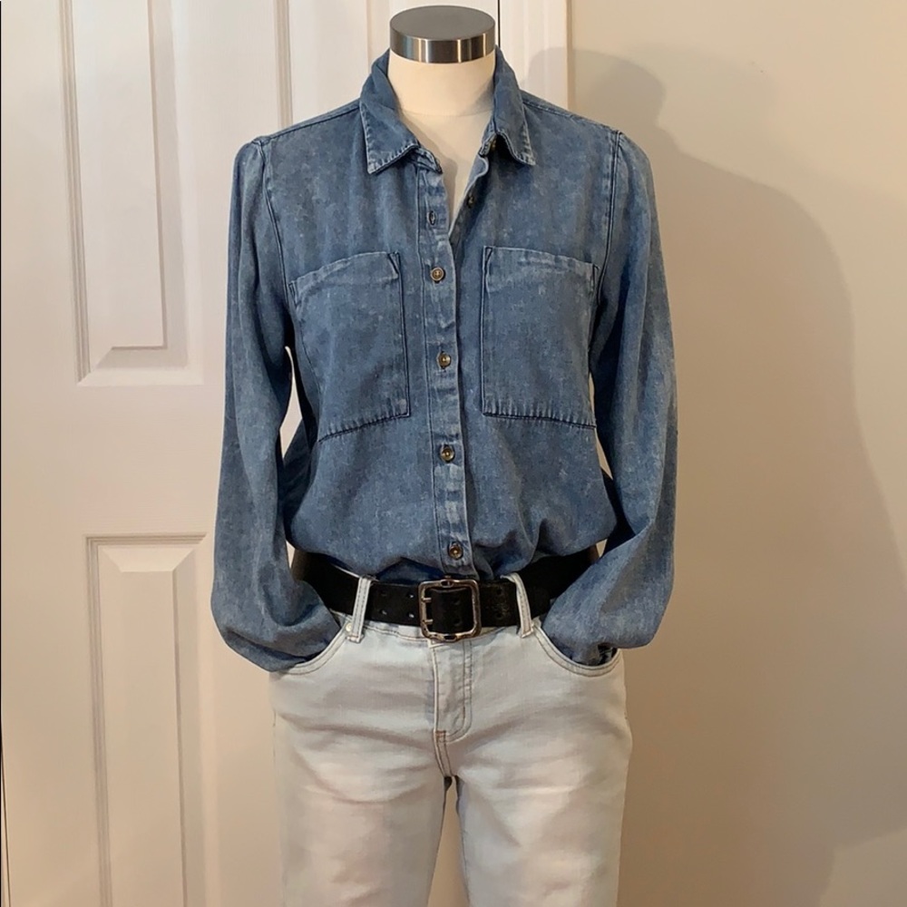 URBAN HERITAGE TUNIC DENIM SHIRT